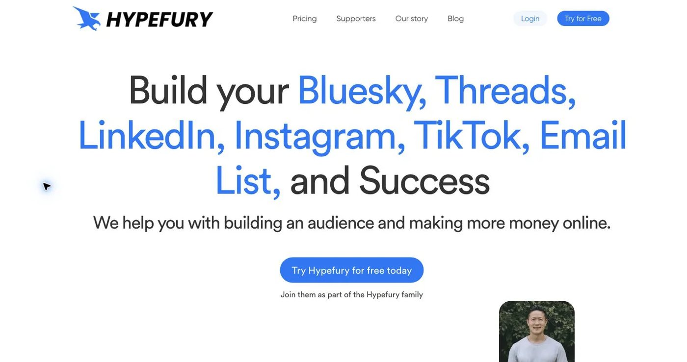 Hypefury official website