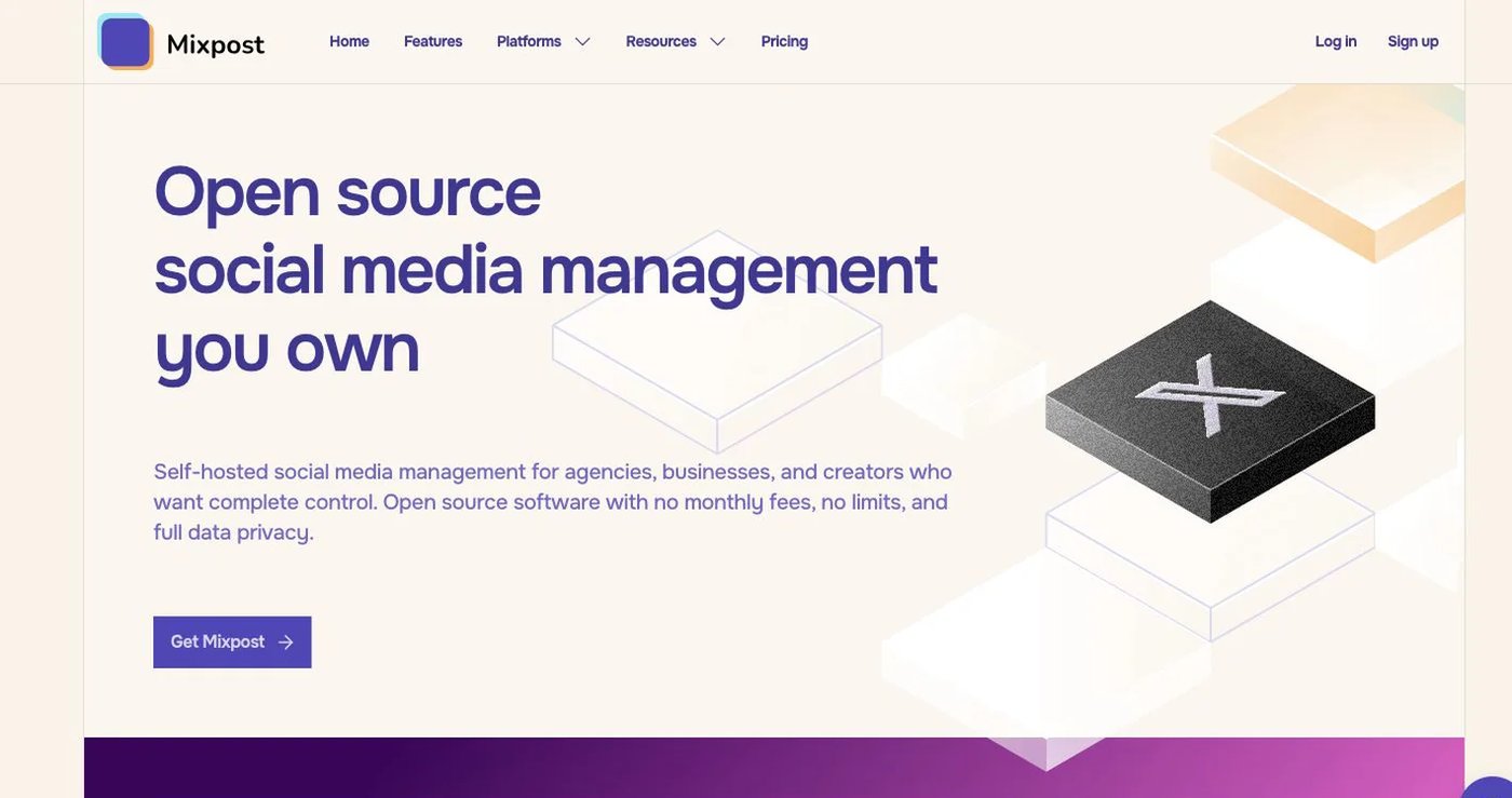 Mixpost official website