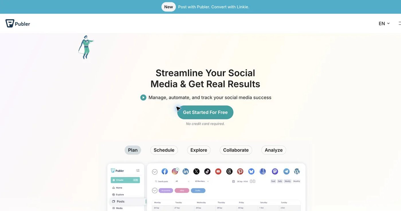 Publer official website
