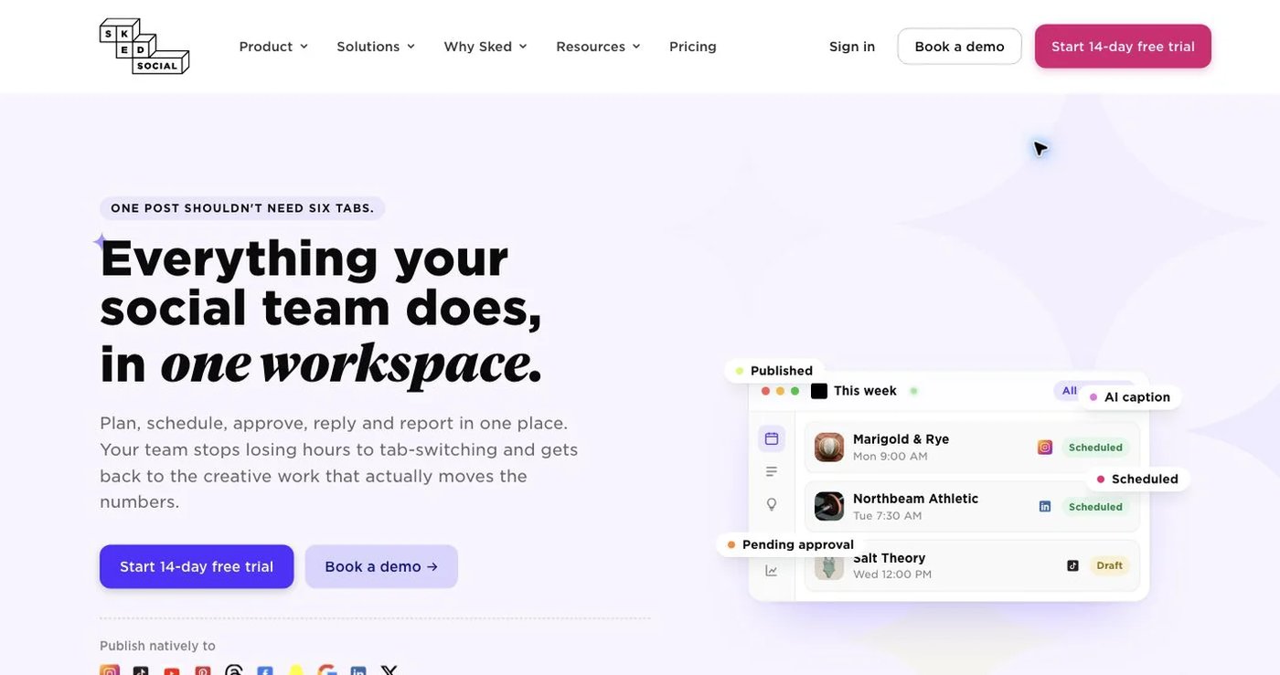 Sked Social official website